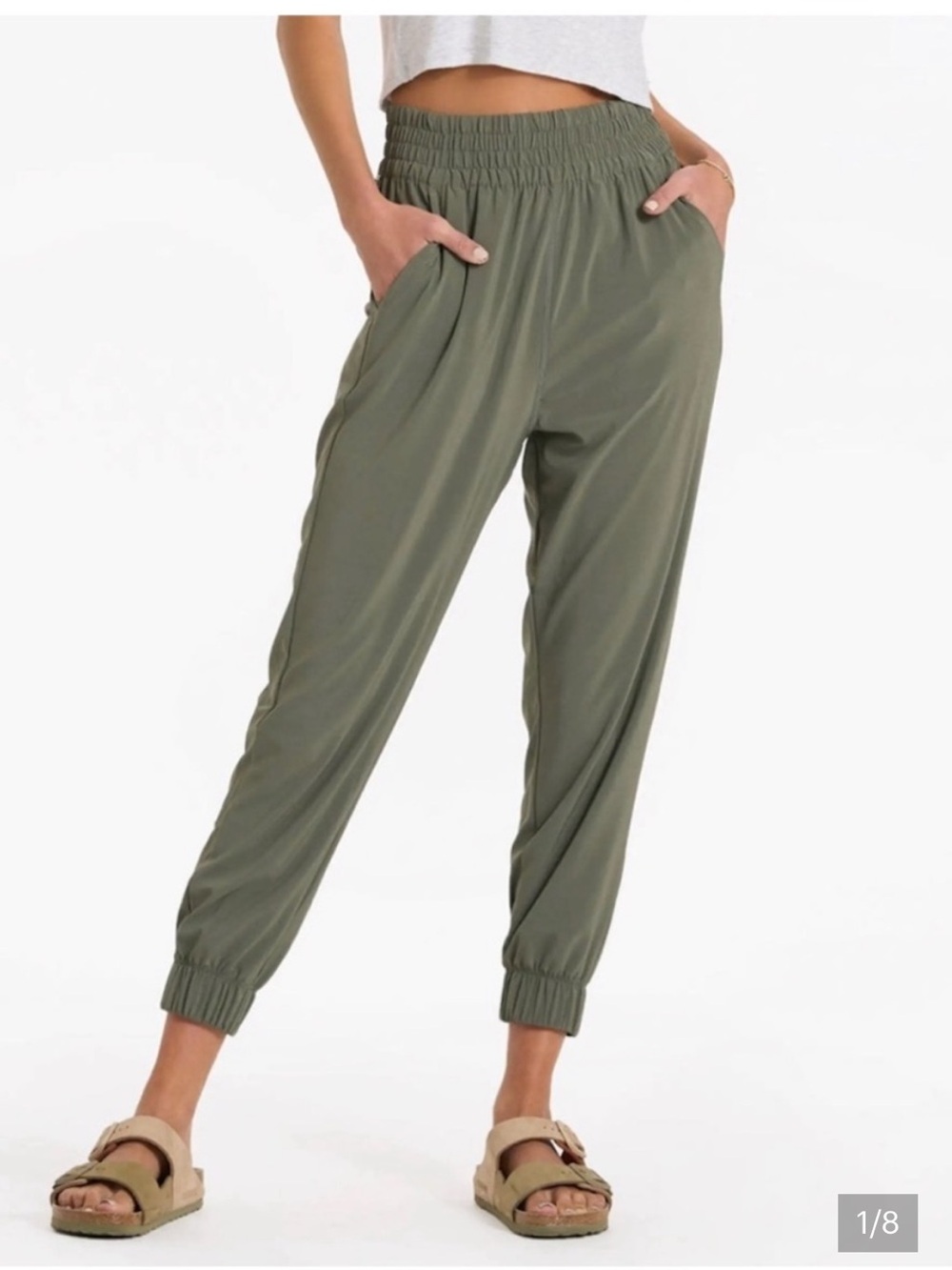 Vuori Villa Olive Green Joggers